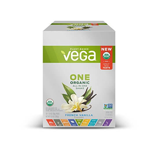 Vega travel size protein powder shake