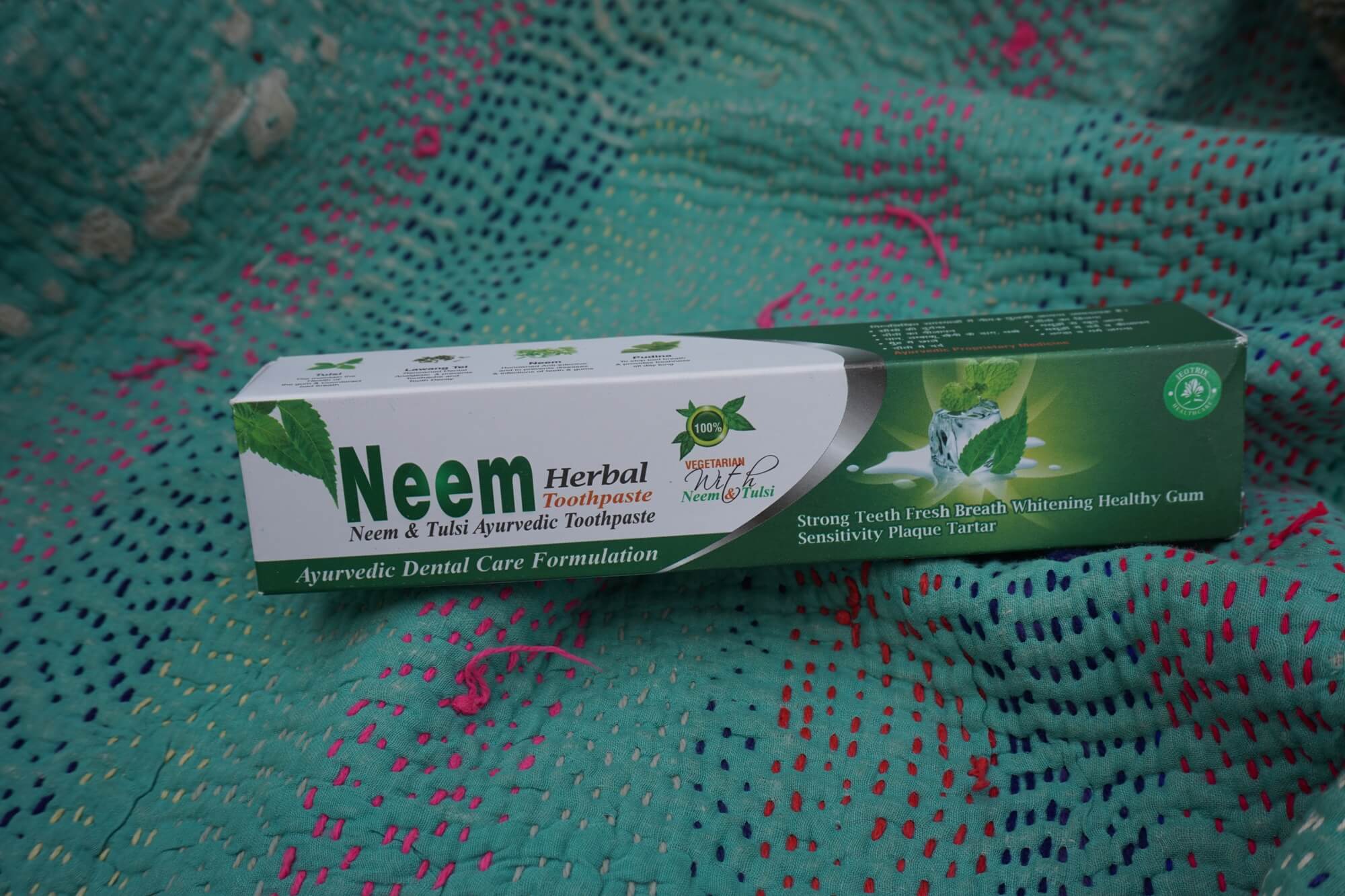 Best ayurvedic souvenirs in India featuring neem toothpaste